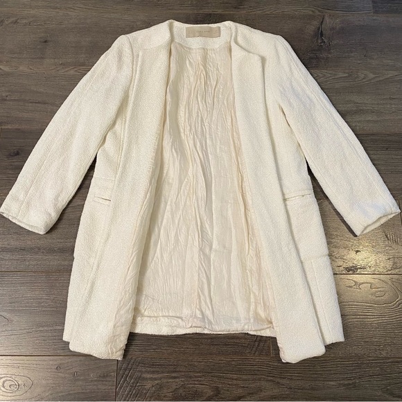 Zara cotton blazer jacket 100 % Cotton - Picture 3 of 11
